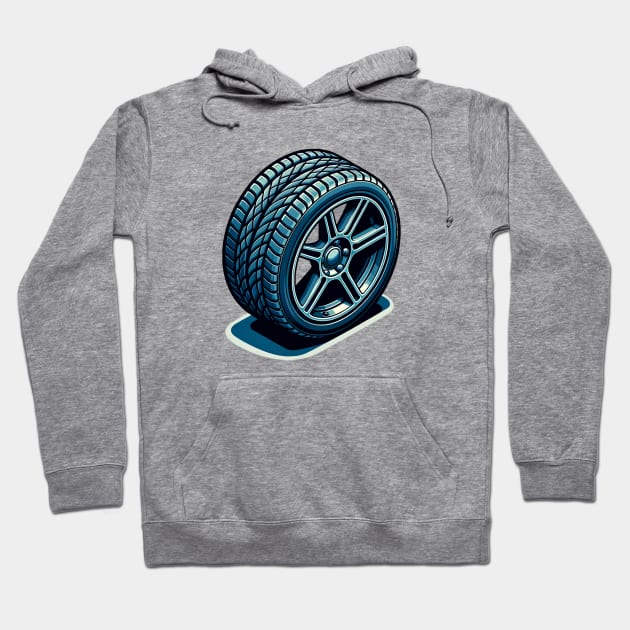 Tire-d Hoodie by VDUBYA